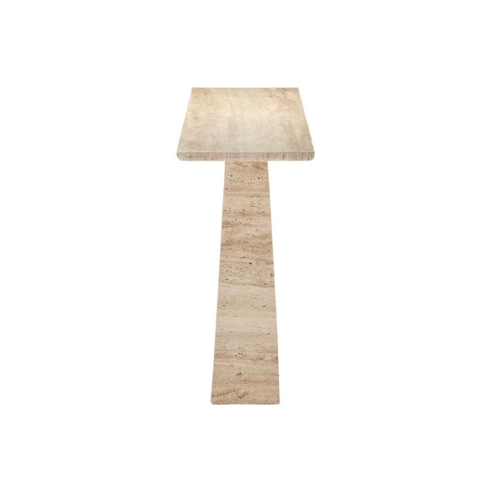 Demi Travertine Console Table 8 Demi Travertine Console Table - Image 6