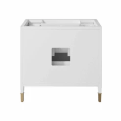 Verona 36" White Vanity With Rectangular Undermount Sink -France and Son Store fc57d4b8932d2e095191fe05aafd2ae2fb52eb95