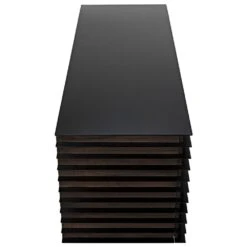 Noir Elevation Chest Of Drawers - Ebony Walnut With Steel -France and Son Store gcon347eb 8 lg
