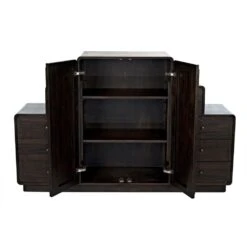 Noir Nova Sideboard - Ebony Walnut -France and Son Store gcon357eb 5 lg