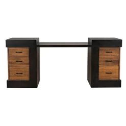 Noir Bentley Desk - Dark / Ebony Walnut 9 Noir Bentley Desk - Dark / Ebony Walnut -France and Son Store gdes194ebdw 3 lg