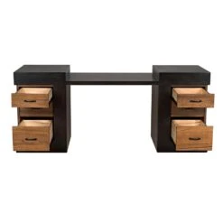 Noir Bentley Desk - Dark / Ebony Walnut 10 Noir Bentley Desk - Dark / Ebony Walnut -France and Son Store gdes194ebdw 5 lg