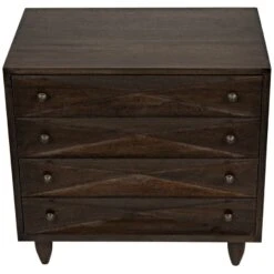 Noir Diamond Chest -France and Son Store gdre180eb 4 lg