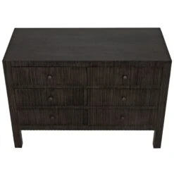 Noir Conrad 6 Drawer Dresser -France and Son Store gdre221p 2 lg