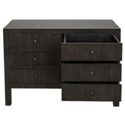 Noir Conrad 6 Drawer Dresser -France and Son Store gdre221p 3 lg