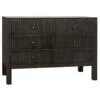 Noir Conrad 6 Drawer Dresser -France and Son Store gdre221p lg