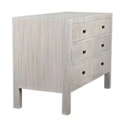 Noir Conrad 6 Drawer Dresser - White -France and Son Store gdre221wh 7 lg