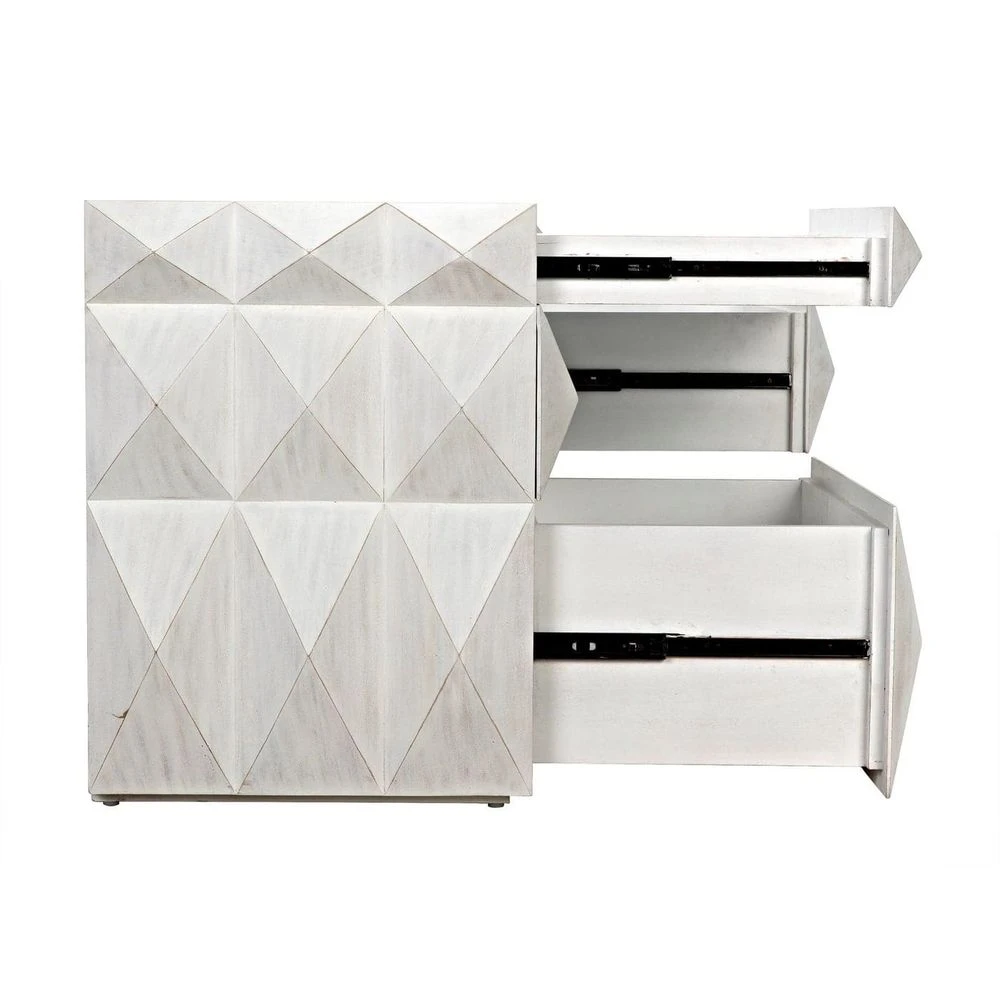 Noir Allegra Dresser - White 7 Noir Allegra Dresser - White - Image 5