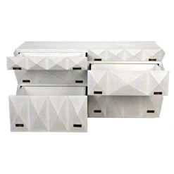 Noir Allegra Dresser - White 12 Noir Allegra Dresser - White -France and Son Store gdre248wh 7 lg