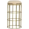 Noir Ryley Counter Stool, Metal With Brass Finish -France and Son Store gstool144mb s lg