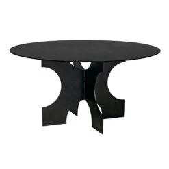 Noir Element Dining Table -France and Son Store gtab568mtb 5 lg