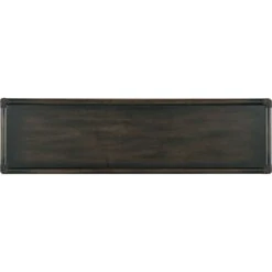 Solace Pole Rattan Dresser - Dark Wood