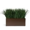 Grass, Liriope In Bronze Black Rectangle Planter -France and Son Store hy9493 50b detail2 635x635 88b1b455 2820 4bc3 ad34 e15aa44959ef