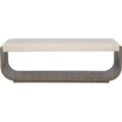 Pulse Bed Bench - Dark Wood