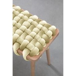 Ivory Velvet Woven Bench -France and Son Store ivory2copy2 ef0fdd6c f3b9 48ac 9694 bcd9bba1a251