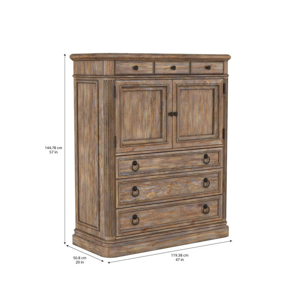 Architrave Door / Drawer Chest - Brown 5 Architrave Door / Drawer Chest - Brown - Image 3