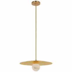 Veronica 18" Disc Pendant - Antique Brass