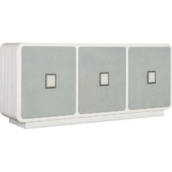 Melange Atlantis Entertainment Credenza - Whites/Creams/Beiges