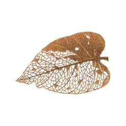 Lineos Leaf Wall Art, Copper, XL