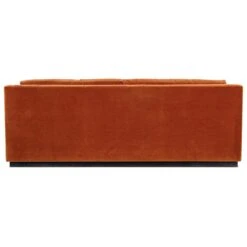 Sophia Slope Arm Mohair Sofa With Bench Seat - Cinnamon/Ebony 11 Sophia Slope Arm Mohair Sofa With Bench Seat - Cinnamon/Ebony -France and Son Store m105 701 f back silo