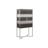 Couture Bar Cabinet - Brown, Silver -France and Son Store m131 421 511