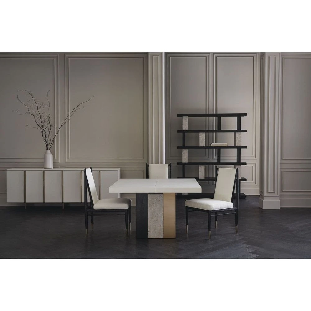 Harmony Dark Dining Table - Brown, Grey, Bronze, White 6 Harmony Dark Dining Table - Brown, Grey, Bronze, White - Image 4