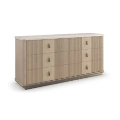 Tempo Dresser - Brown, Silver -France and Son Store m143 022 032