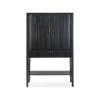 Milo Ribbed Cadenza Cabinet - Black -France and Son Store m22 50330 99 straight silo