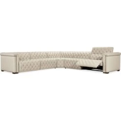 Vanguard Deux 5 Seat Sectional With Three Power Recliners And Six Power Headrests - Beige -France and Son Store meh4p9wecd6244qau4vo 631aaaf5 cf98 4259 b5ef 83d77976cab7