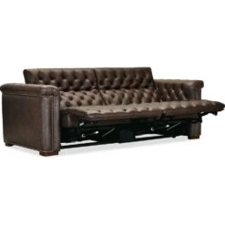 Savion Deux LAF/RAF 2 Over 2 Sofa With Power Recliners And Power Headrests - Brown -France and Son Store mjrsjhoblznzhcisdjjs