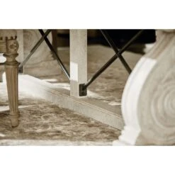 Arch Salvage Pearce Dining Table - White, Brown -France and Son Store mopozmsbxinx58wfiwan