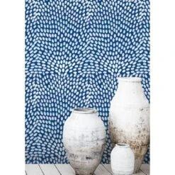 Jardine Wallpaper -France and Son Store peacock Sea