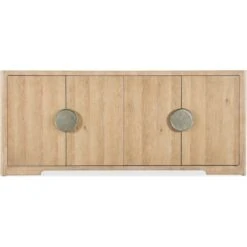 Retreat Entertainment 2-Shelf Credenza - Light Wood -France and Son Store po8quxtcdacv07ln4viv