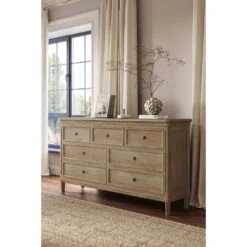 Hayward 7 Drawer Dresser In Fruitwood -France and Son Store qs hayward bedroom collection cam7 5e4260cf 641d 401d b2ac 55f910861057