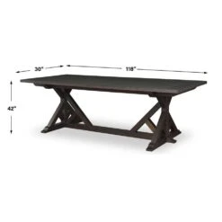 Tarquin Extension Dining Table -France and Son Store r22930 9