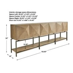 Jacquetta 6 Door Cabinet 17 Jacquetta 6 Door Cabinet -France and Son Store r22941 9