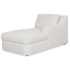 Dirk Chaise, Right Arm Facing - Snuggle Vanilla -France and Son Store r23863 rc 0229 2