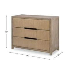 Alden 3 Drawer Chest -France and Son Store r25224 5