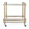 Biddie Bar Cart - Brass -France and Son Store r25278 2
