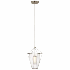 Orson 9" Lantern - Antique Nickel