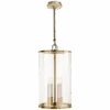 Sleek Large Lantern - Natural Brass -France and Son Store rl5177nb 8