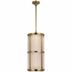 Rowan 10" Pendant - Natural Brass