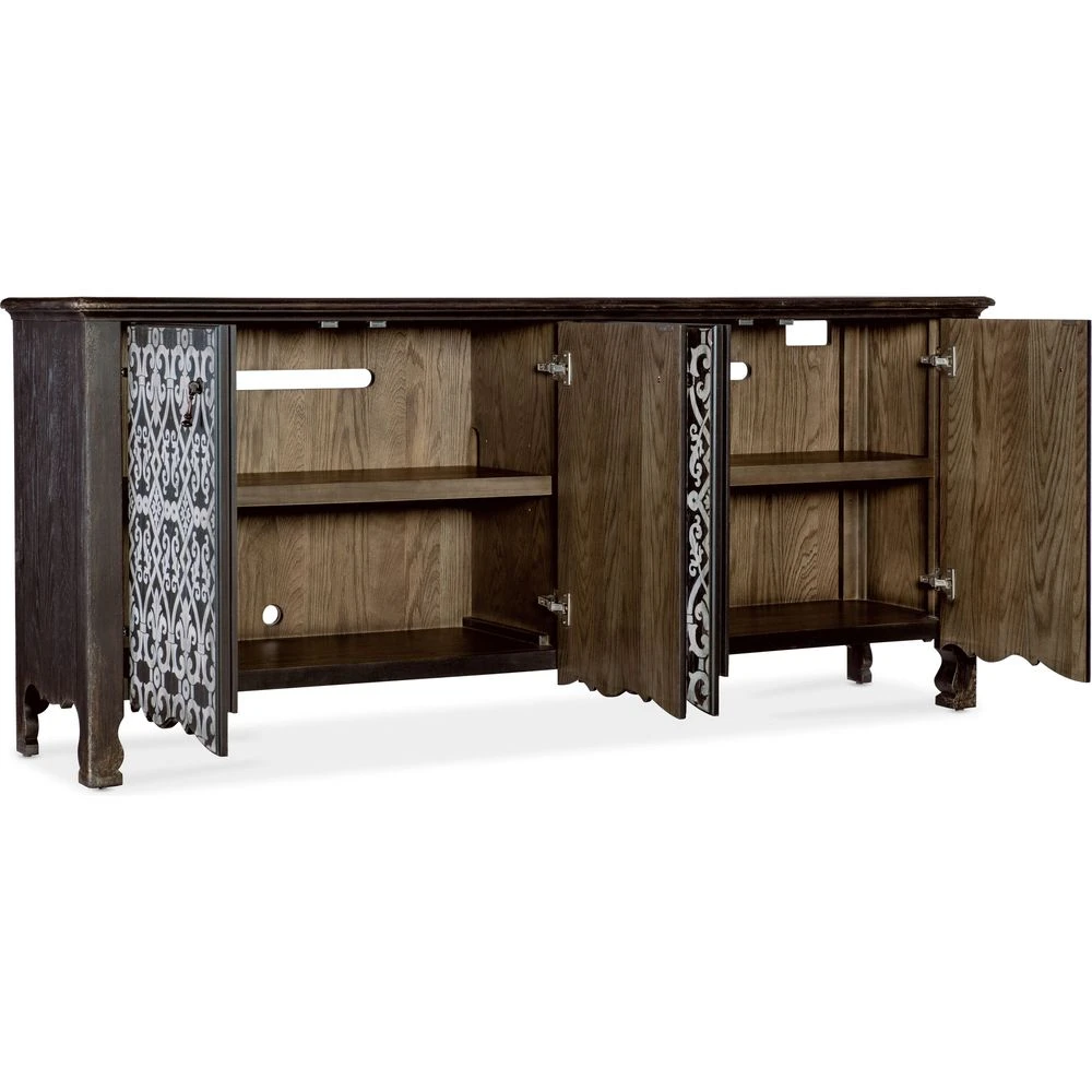 Americana Entertainment Credenza - Blacks 5 Americana Entertainment Credenza - Blacks - Image 3