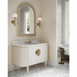 Briallen 48" White Vanity With Oval Undermount Sink -France and Son Store sc4l8cgoerpisc7ekvof ba1d39ad 4e2b 4736 8a28 b4c02670949f