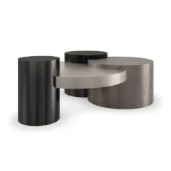 Galaxy Cocktail Table - Silver, Black, Grey