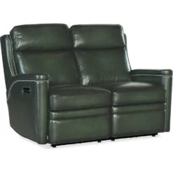 Hamilton Power Loveseat With Power Headrest - Green