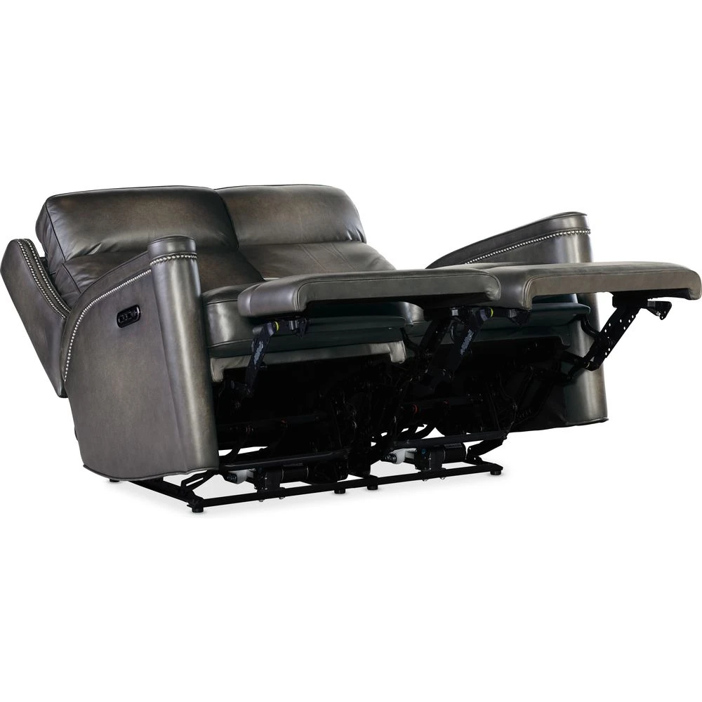 Hamilton Power Loveseat With Power Headrest - Grey 5 Hamilton Power Loveseat With Power Headrest - Grey - Image 3