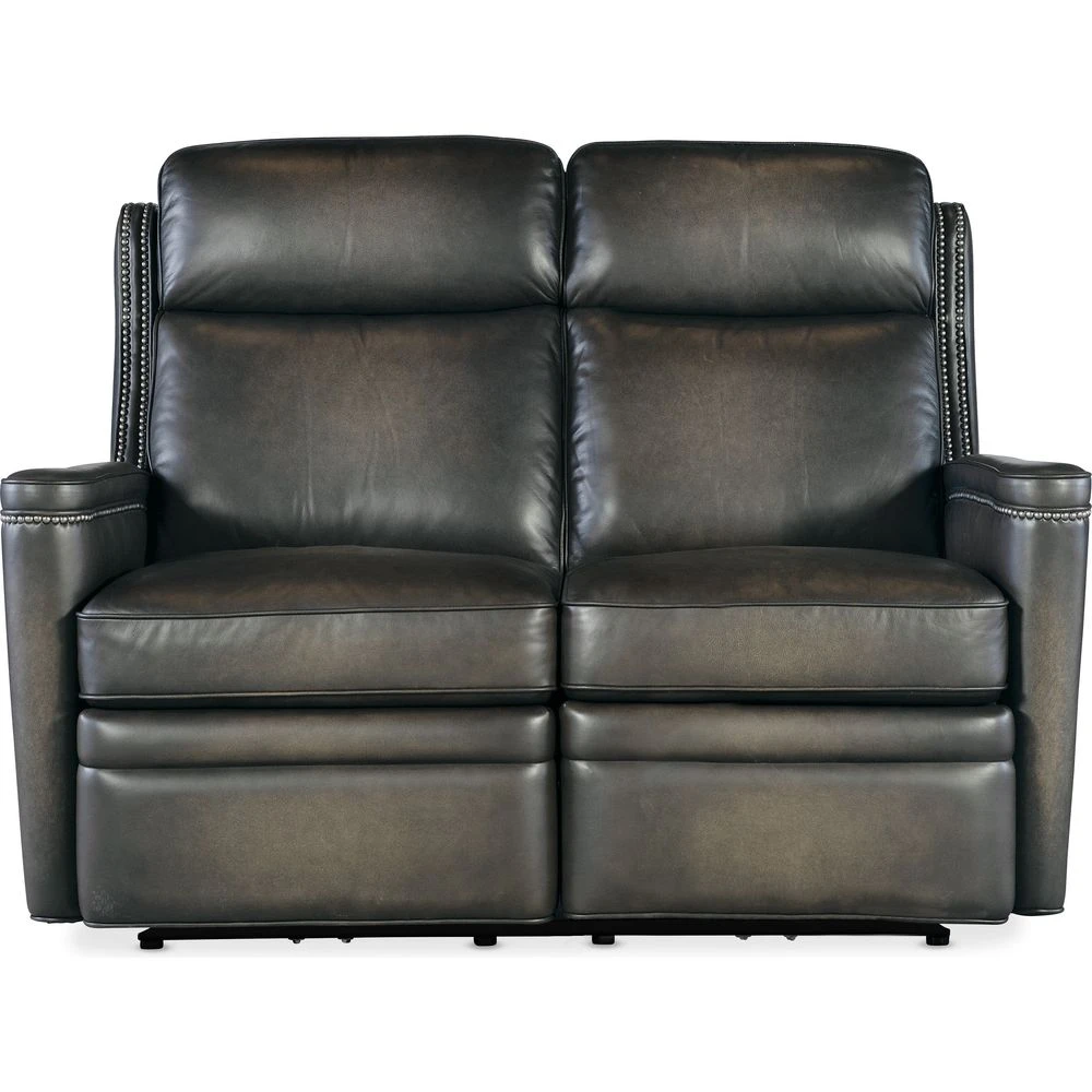Hamilton Power Loveseat With Power Headrest - Grey 8 Hamilton Power Loveseat With Power Headrest - Grey - Image 6