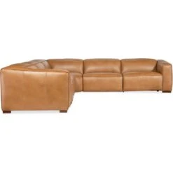 Fresco 5 Seat Sectional With Power Recline & Power Headrest - Brown -France and Son Store ss404 5pc3 080 side silo 0c5756c5 ccbf 4602 9448 e69ee1272ec7