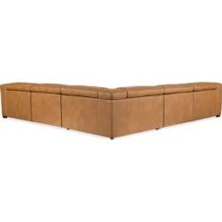 Fresco 5 Seat Sectional 4-Power Recline & Power Headrest - Brown -France and Son Store ss404 5pc4 080 back silo c3501ae7 7d79 489e abee cb9d64803d59